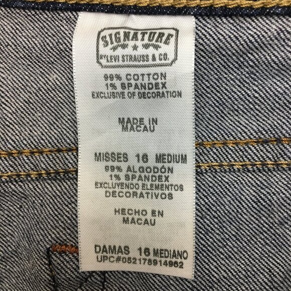 Levi's Signature Women's Bootcut Jeans Low Rise size 16 length 31" - Picture 7 of 8